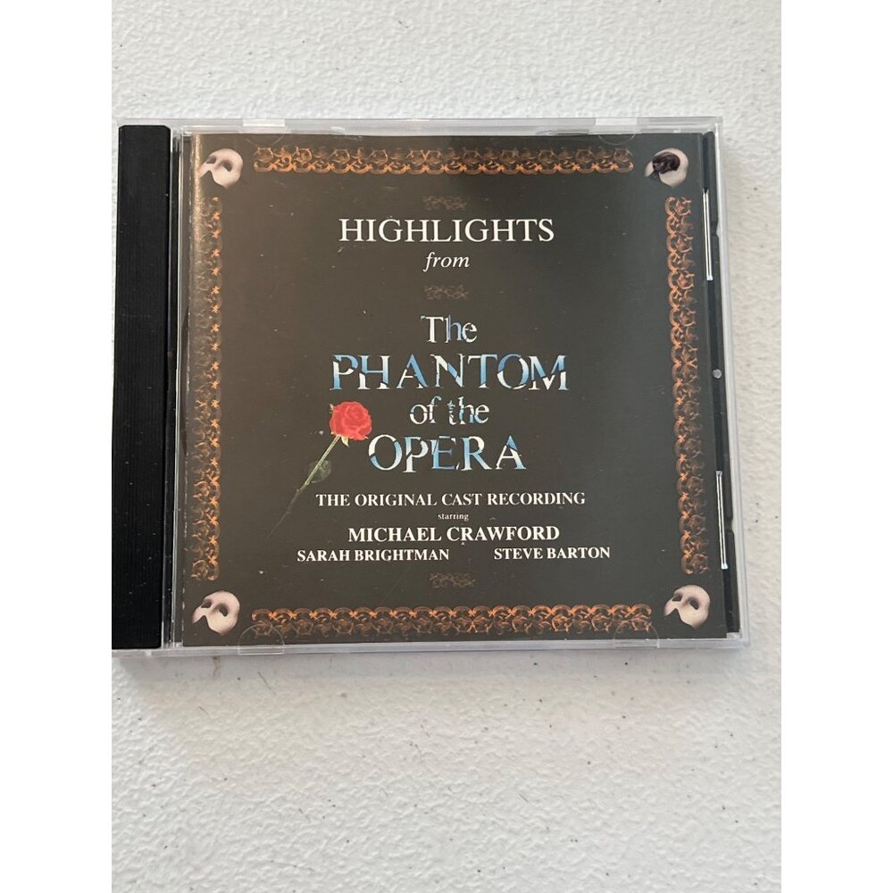 Highlights From Phantom Of The Opera Original Cast Recording 1987 CD Pre-Owned